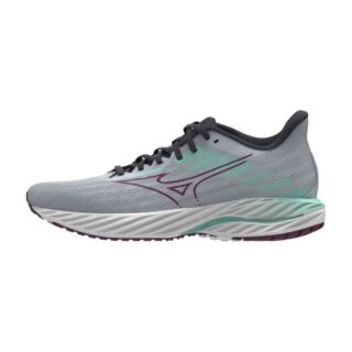 Mizuno Wave Inspire 21 Damen Laufschuhe Gr. 37 – Pronationstütze, Pearl Blue/Dunkelviolett/Grau
