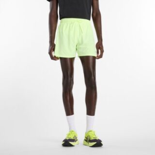 New Balance RC Seamless 5 Inch Shorts Gr. L Gelb Herren
