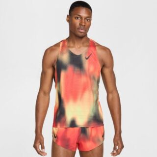 Nike Dri-FIT ADV Aeroswift Elite Singlet XL Rot Herren - Leichtgewichtige Laufoberteil für optimale Performance