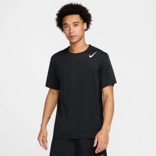 Nike Dri-FIT ADV Aeroswift SS Tee - Schwarz Herren T-Shirt, Gr. L für Lauf und Training