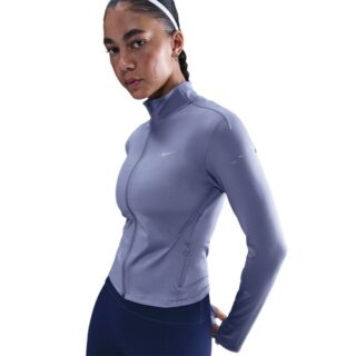 Nike Dri-FIT Full-Zip Mid-Layer Running Top Gr. L Blau Damen