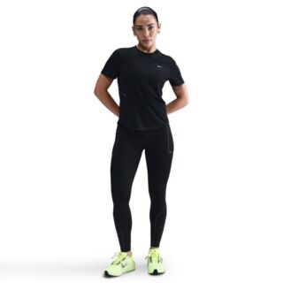 Nike Dri-FIT Swift 7/8 Leggins Gr. L Schwarz Damen