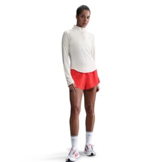 Nike Dri-Fit Swift Half Zip Running Top Gr. L Weiß Damen