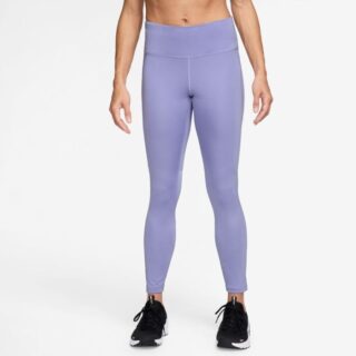 Nike Fast Mid-Rise 7/8 Laufhose in Lila – Bequeme Trainings- und Laufhose, atmungsaktiv, elastisch, ideal für sportliche Aktivitäten
