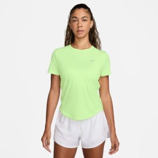 Nike Tempo Dri-FIT SS Tee Gelb L – Atmungsaktives Laufshirt aus Dri-FIT Material für optimalen Komfort und Bewegungsfreiheit.