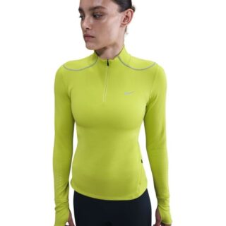 Nike Therma-FIT ADV Swift Reflective HZ Shirt Gr. L Gelb Damen