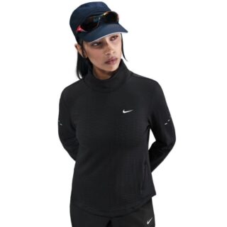 Nike Therma-FIT Swift LS Tee Gr. L Schwarz Damen