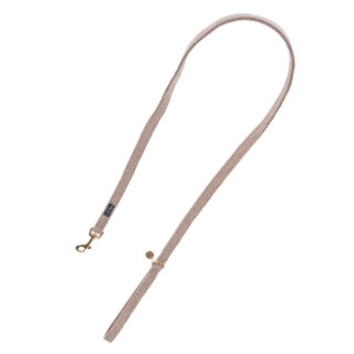 Nomad Tales Calma Hundeleine, sand - 120 cm lang, 15 mm breit