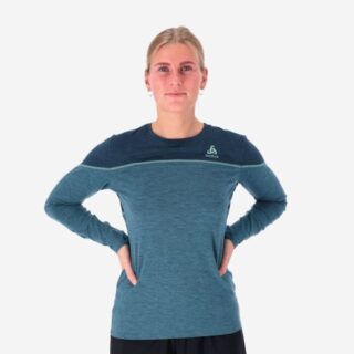 Odlo Damen Langarm-Runningtop XS – Atmungsaktiv, leichtes Funktionsshirt für Training und aktives Laufen