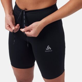 Odlo Damen Tights Short Essential - Größe XS, Farbe Schwarz