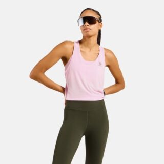 Odlo Essential Tank Crew Neck Gr. L Pink Damen
