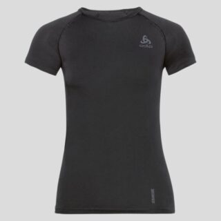 Odlo Performance X-Light Eco BL Damen Crew Neck Top - Größe L, Schwarz