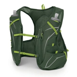 Osprey Duro 6L Trinkrucksack in Grün – Ideal für Trailrunning und lange Strecken mit enthaltenen Flaschen