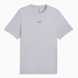 PUMA ESS Small No. 1 Logo Centered SS Tee Gr. L Lila Herren