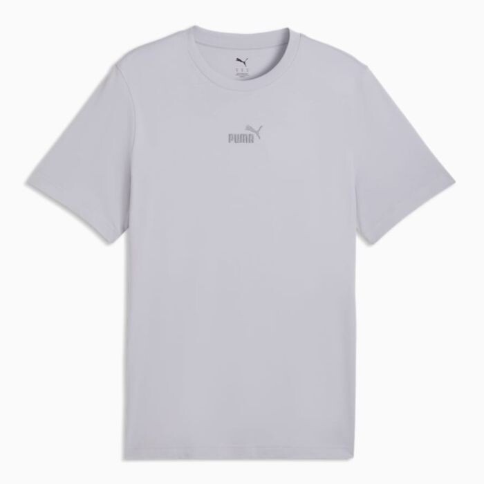 PUMA ESS Small No. 1 Logo Centered SS Tee Gr. L Lila Herren