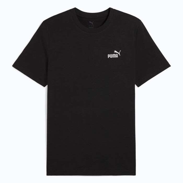 PUMA ESS Small No. 1 Logo SS Tee Gr. S Schwarz Herren