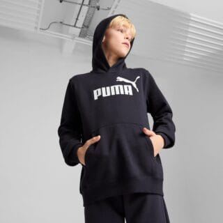 PUMA Kapuzensweatshirt "ESS NO. 1 LOGO HOODIE FL B", für Sportmode und Streetwear, mit Jerseyfutter, mit Kängurutasche
