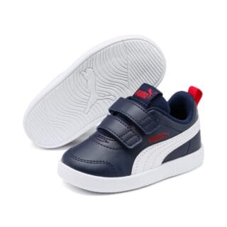 PUMA Sneaker "COURTFLEX V2 V INF" mit Klettverschluss, leicht profiliertes Laufsohlenprofil