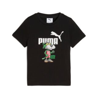 PUMA T-Shirt "SUPER GRAPHIC TEE PS" Regular Fit, Kurzarm, Rundhalsausschnitt, mit Print-Applikation
