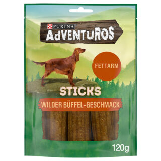 PURINA Adventuros Sticks Wilder Büffel - 120 g