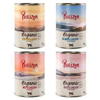 Purizon Organic 6 x 400 g - Mixpaket 4 Sorten