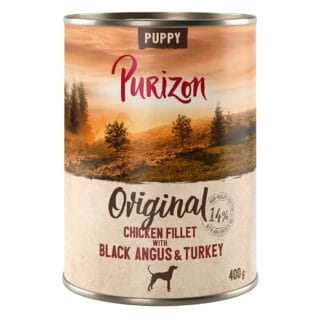 Purizon Puppy 6 x 400 g - Hühnerfilet mit Black-Angus-Rind & Pute