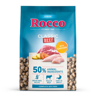 Rocco Junior Classic Rind mit Huhn - 5 x 1 kg