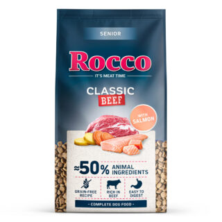 Rocco Senior Classic Rind mit Lachs - 2 x 10 kg