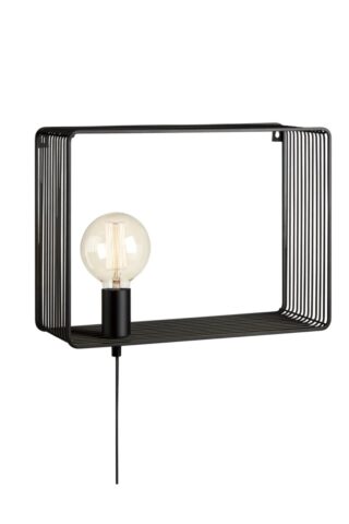 Shelf Wandleuchte Schwarz