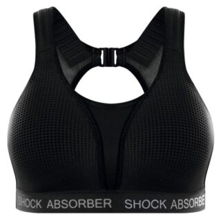 Shock Absorber Ultimate Run Bra gepolstert 70A Damen - Optimaler Halt für stilvolles Laufen in Schwarz