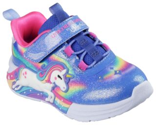 Skechers Sneaker "UNICORN CHASER" Klettschuh mit blinkendem Einhorn, Größenschablone zum Download