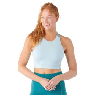 Smartwool Active Crop BH XS – Kompressionsstütz für optimalen Komfort beim Laufen, in Blau
