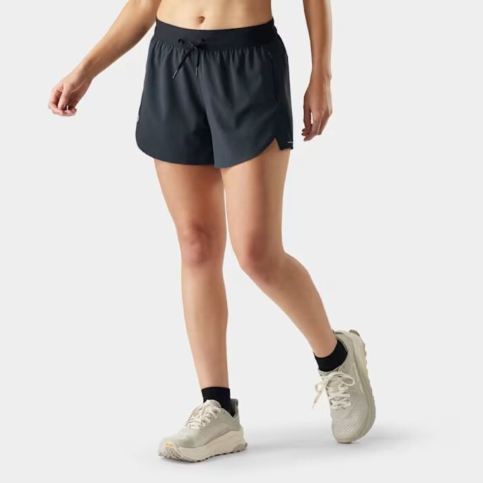 Smartwool Active Lined 4 Inch Shorts Gr. L Schwarz Damen