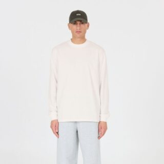 SOS Snowmass Oversize LS Tee Gr. L Weiß Herren