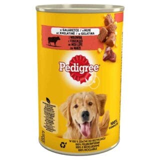 Sparpaket 24 x 400 g Pedigree Adult Classic - mit Rind