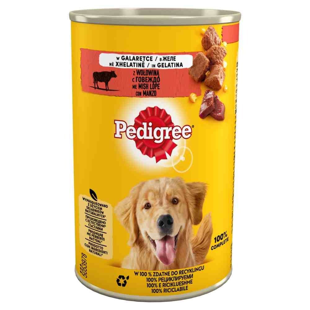 Sparpaket 24 x 400 g Pedigree Adult Classic - mit Rind