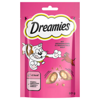 Sparpaket Dreamies 55 / 60 / 180 g - Rind (6 x 60 g)