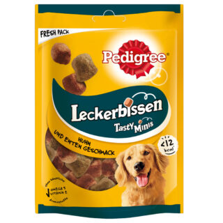 Sparpaket Pedigree Leckerbissen: Kau-Happen Huhn & Ente & Mini-Happen Käse & Rind - 3 x 130 g Kau-Happen & 3 x 140 g Mini-Happen