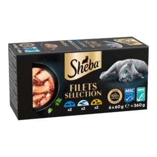 Sparpaket Sheba Filets 36 x 60 g - Mixpaket I (3 Sorten)