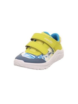 Superfit Sneaker "KICKS WMS: weit" Klettschuh, farbiges Muster, WMS: W V, Größenschablone zum Download
