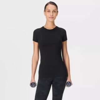 Sweaty Betty Athlete Seamless Workout T-Shirt Gr. L Schwarz Damen
