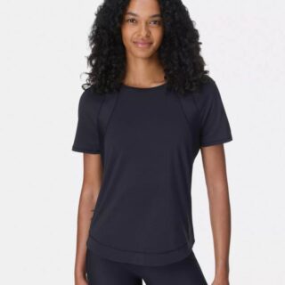 Sweaty Betty Breathe Easy Mesh T-Shirt Gr. L Schwarz Damen