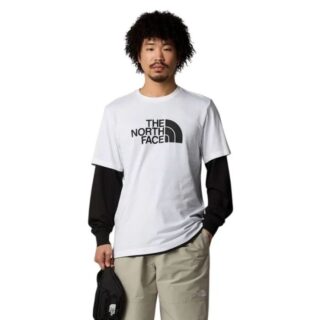 The North Face Easy SS T-Shirt für Herren – Weiß, atmungsaktiv, ideal fürs Laufen und Freizeit