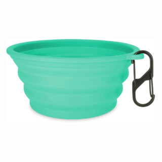 TIAKI Silikon Reisenapf, türkis - 750 ml, Ø 15 x H 7 cm
