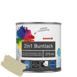 toom 2in1 Buntlack 'Salbeiduft' zartgrün glänzend 375 ml