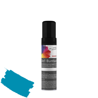 toom 2in1 Buntlackstift 'Aquamarine' lichtblau seidenmatt 12 ml