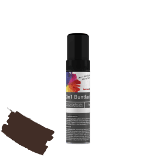 toom 2in1 Buntlackstift 'Edelbraun' schokobraun seidenmatt 12 ml