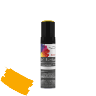 toom 2in1 Buntlackstift 'Sonnenblume' orangegelb glänzend 12 ml