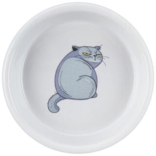 Trixie Keramiknapf mit Motiv - 250 ml, Ø 13 cm