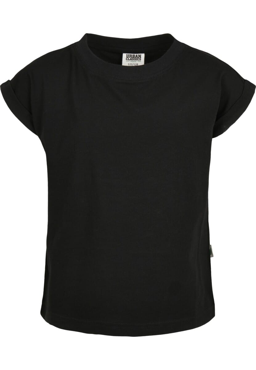 URBAN CLASSICS T-Shirt "Urban Classics Damen Girls Organic Extended Shoulder Tee" 1 Stk.